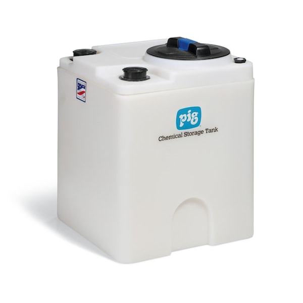 Pig PIG Double-Wall Square Chemical Storage Tank Natural 18" L x 18" W x 24" H PAK5202-NT - main